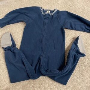 Tucker + Tate fleecy Footie pajama onesie zippered